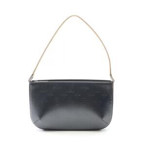 Louis Vuitton Fowler handbag Monogram Matte leather Navy Blue